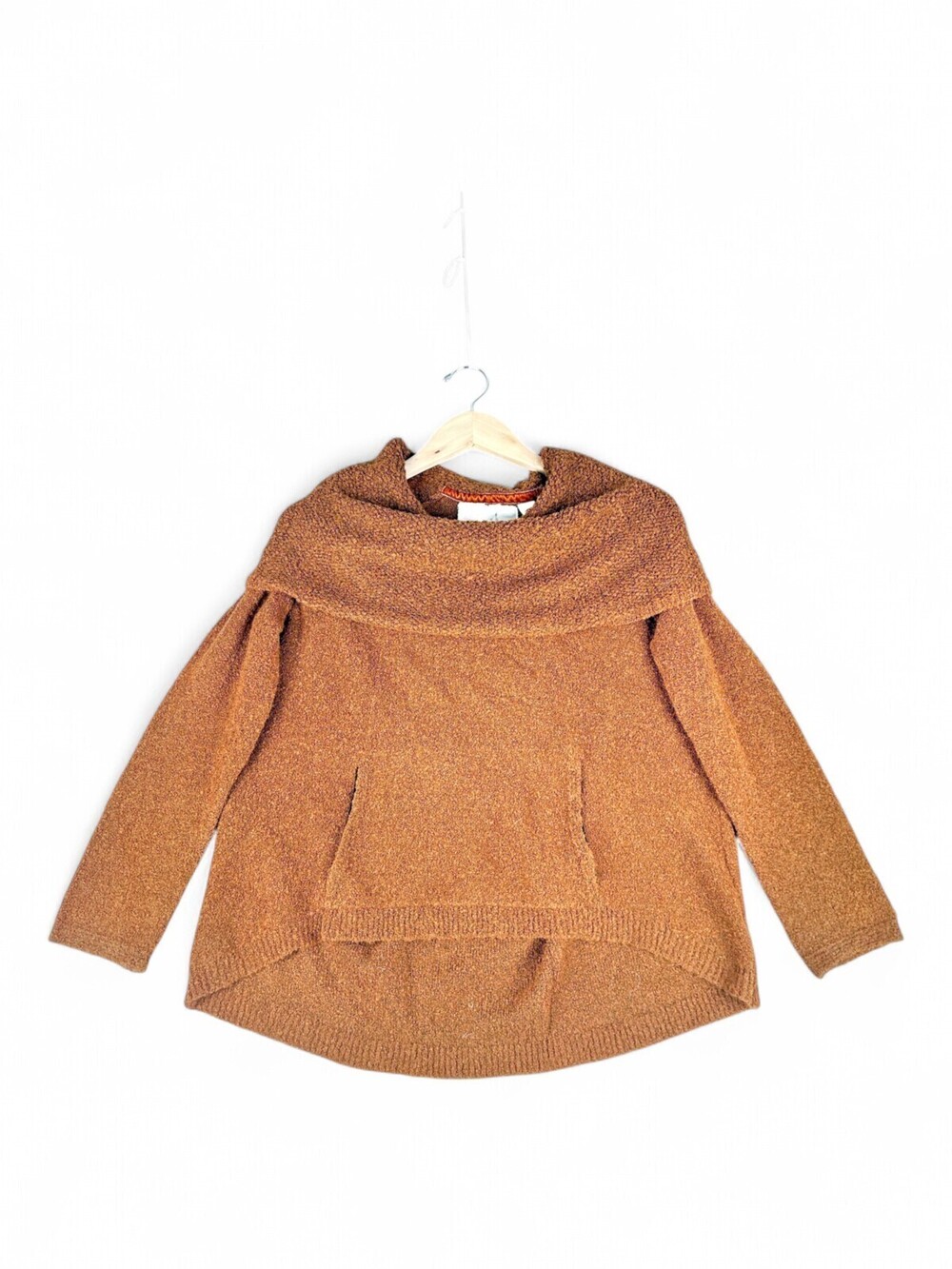 Angel of the North Off-Shoulder Boucle Sweater - M